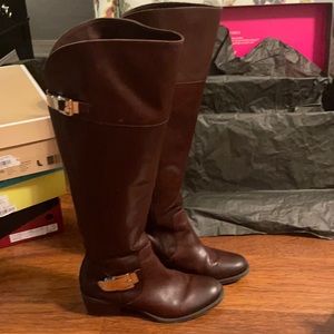 Brown knee-high Vince Camuto boots